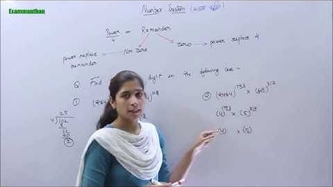 Number System - Cyclicity Of Numbers | Concept Of Cyclicity | Cyclicity Of Remainders
