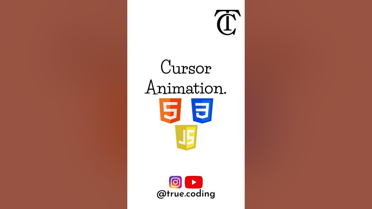 Cursor Animation | Cursor Animation Using Html, Css & JavaScript ...