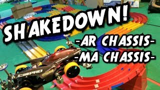 Shakedown! AR & MA chassis【ミニ四駆】Tamiya Mini 4WD #24