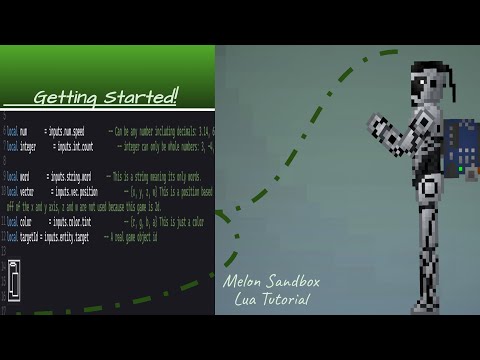Melon Sandbox Lua Chip: Getting Started! 1st