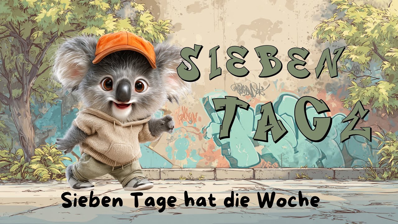 Wochentage: Kinderlied zum Deutschlernen | Wochentage auf Deutsch für Anfänger