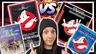 Ghostbusters (1984) VHS VS DVD VS Blu-ray VS 4K UHD