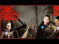 BUILDING SHELTER &amp; FIGHTING CANNIBALS | Sons of the Forest - Part 2 ft. Nxmberzz