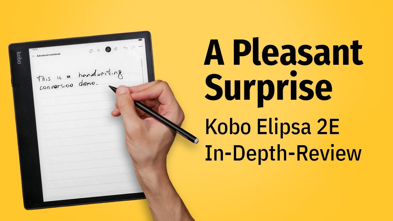 Kobo Elipsa 2E REVIEW: Well designed with minor issues 