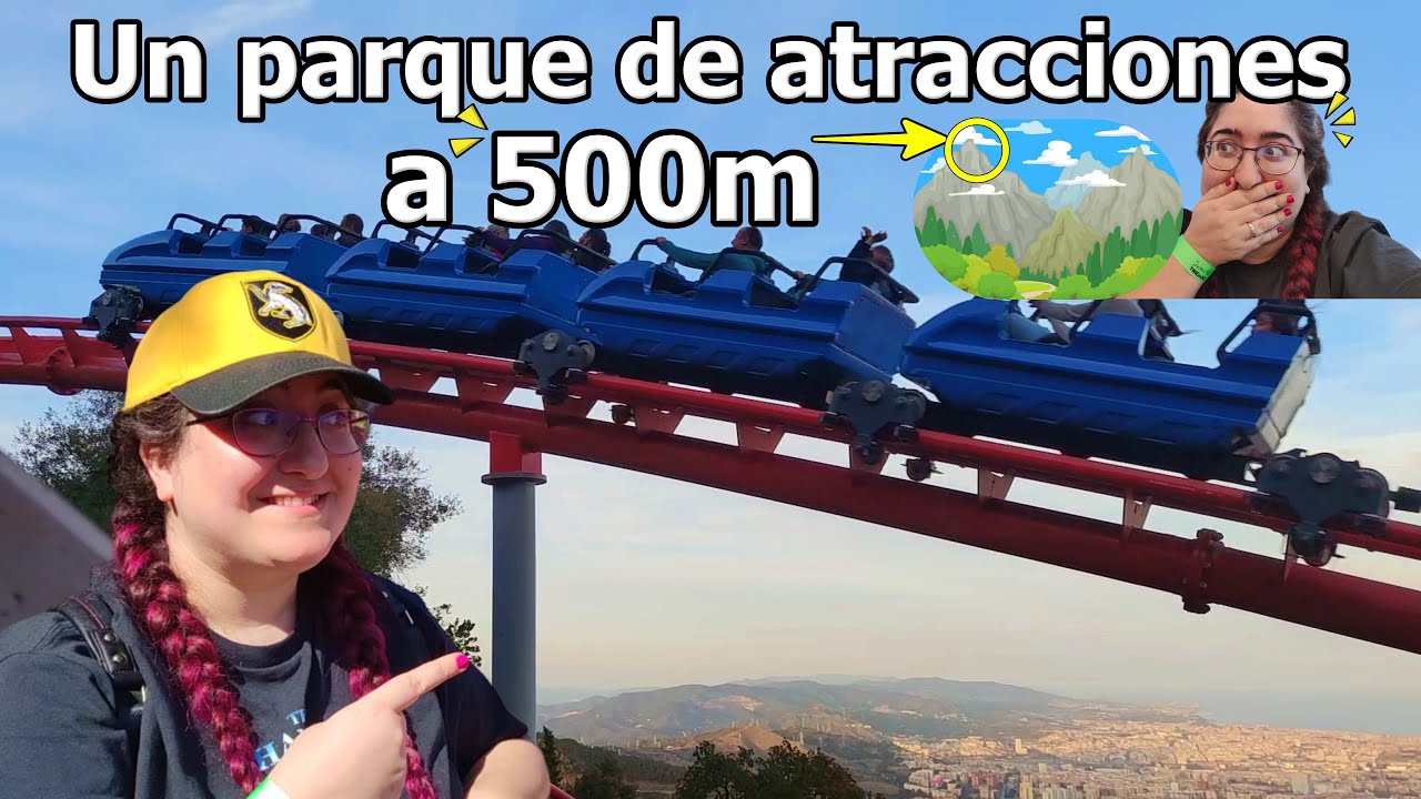 Descubriendo TIBIDABO 🎡 ¡Un parque de atracciones en una montaña a 500m! ⛰