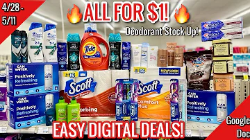 CVS Free & Cheap & Money Maker Digital Coupon Deals & Haul 🙌🏾|  4/28 - 5/11l Learn CVS Couponing