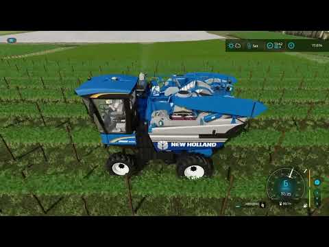 Farming simulator 22 - colline toscane - raccolta uva Bianca - FS 22