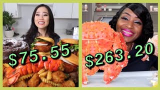 how much MONEY mukbangers spend on their food