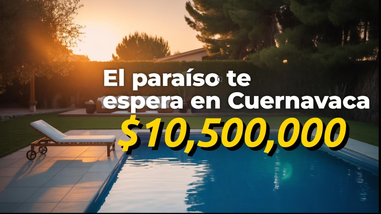 ‼️🏠Casa ENORME en Tlaltenango por $10,500,000 | Alberca y Gran Jardín | Cuernavaca Morelos‼️🏠