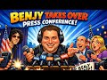 Benjy takes over press conference Howard Stern Show