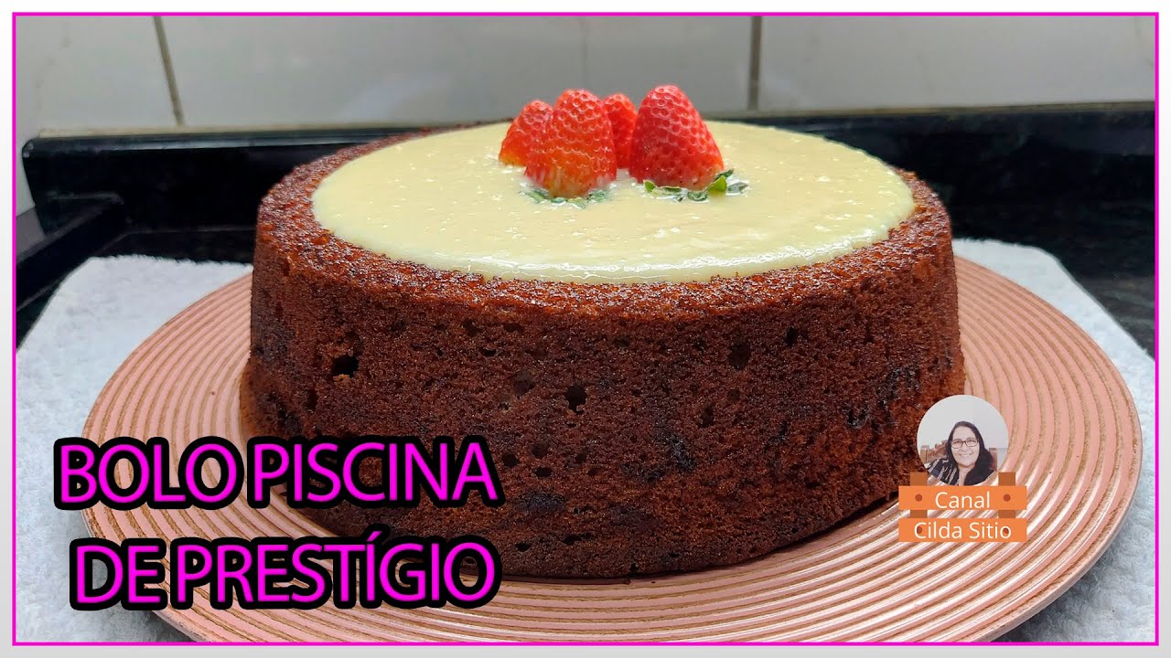 BOLO PISCINA DE PRESTÍGIO