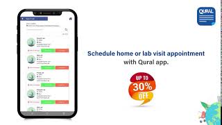 Qural App - Booking an appointment with home sample collection from a certified lab in your area. screenshot 2