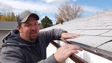 Rain Gutter Not Installed Properly