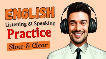Shadowing English Speaking Practice for Beginners | Slow and Clear | English TV ✔