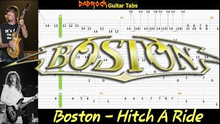 Hitch A Ride - Boston - Guitar B Tabs Lesson