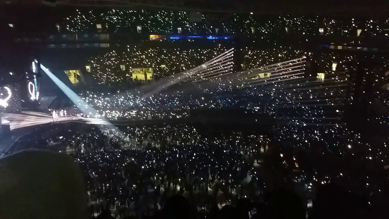 Bandeira do Brasil Show Bts 2019