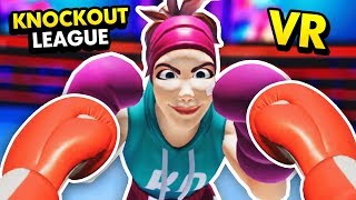 THE ULTIMATE REMATCH IN VR BOXING SIMULATOR (Knockout League VR Funny Gameplay HTC Vive)