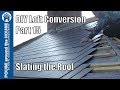 Loft Conversion Part 15 - Slating the roof. Roof slates, copper nails & disk rivets!