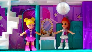 Unboxing Polly Pocket Dance Par-Taay Case And Finding Hidden Surprises Pretend Playing With Dolls