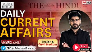 CURRENT AFFAIRS| 30-4-2026 | IAS &amp; PCS NEW BATCH  | By Bharat Sir | Call  8054400797 7707800072