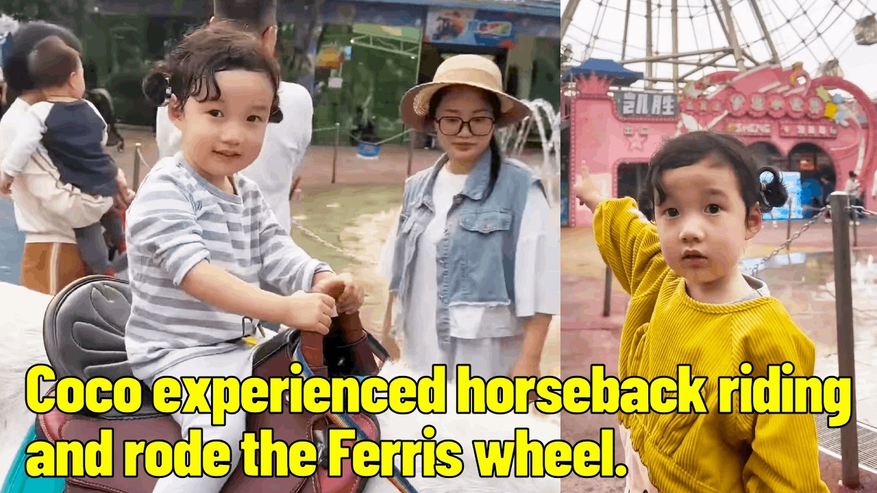 Coco Rode A Horse To The Amusement Park, It Was So Much Fun!