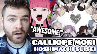 Reacting to Mori Calliope 'OVERKILL' | Hoshimachi Suisei 'Unknown Mother Goose' | HOLOLIVE REACTION!