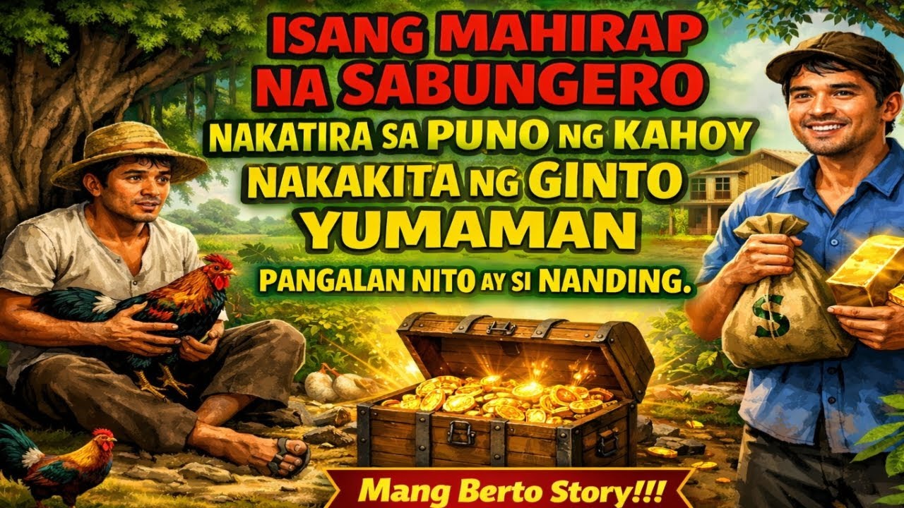 ISANG MAHIRAP NA SABUNGERONG NAKATIRA SA PUNO NG KAHOY NAKAKITA NG GINTO YUMAMAN !!!| Berto Story