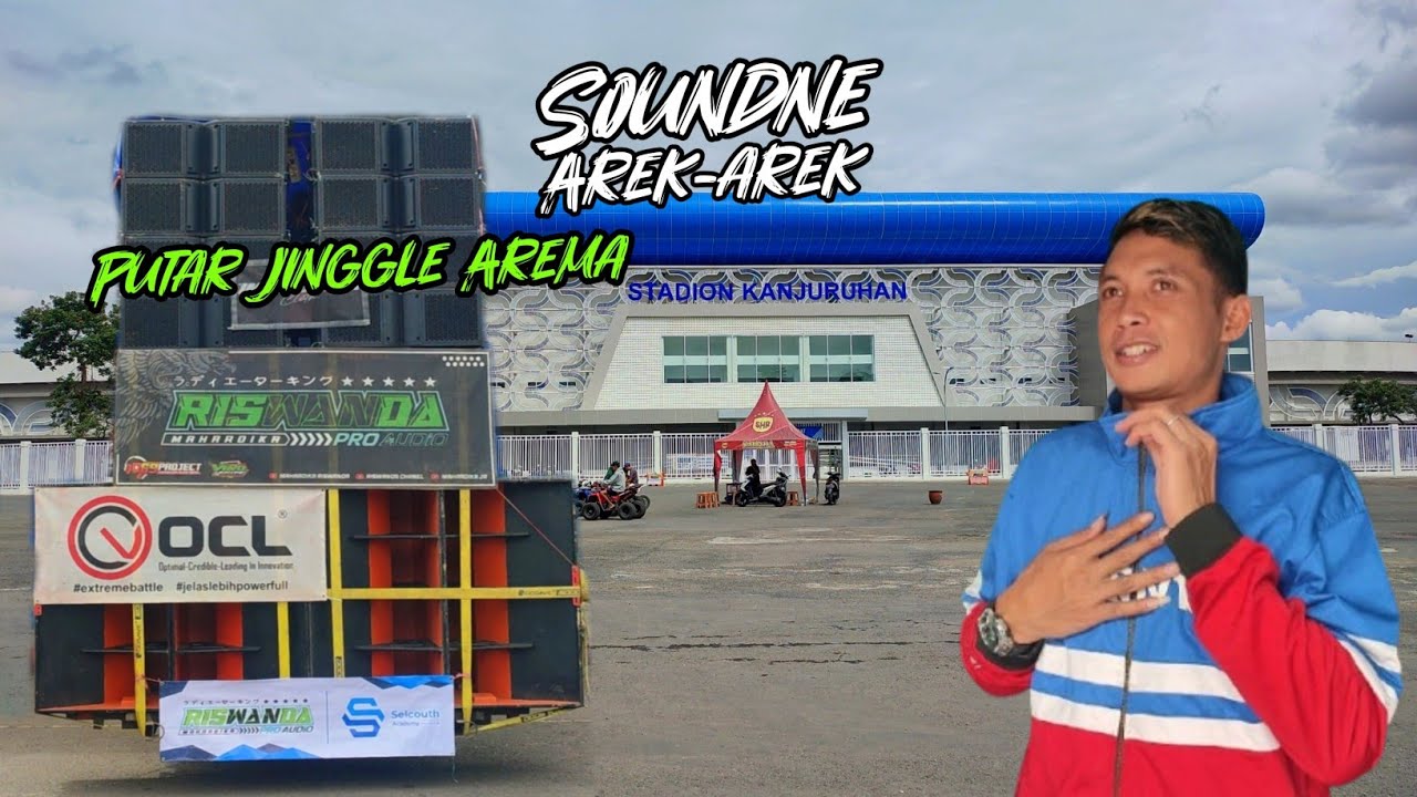 Riswanda Mahardika🔥Habis karnaval Cek Sound Di Stadion Kanjuruhan‼️ Langsung Putar Jingle Arema
