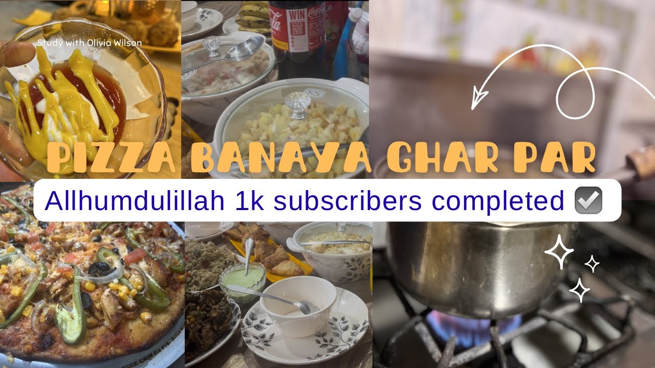Allhumdulilah 1k subscribers completed | Iftari myn pizza banaya | Ammi ki Achanak Amad 😍