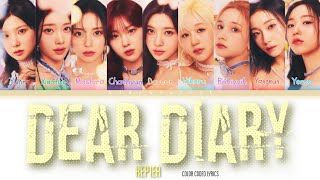 Kep1er   Dear Diary color Coded S  Hanromeng