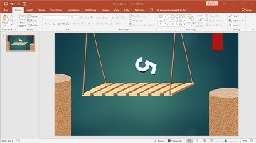 PowerPoint training |How to Create Animation Slideshow Text Bouncing Countdown Timer With Music