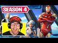 New *SEASON 4* BATTLE PASS in Fortnite! (IRON MAN)