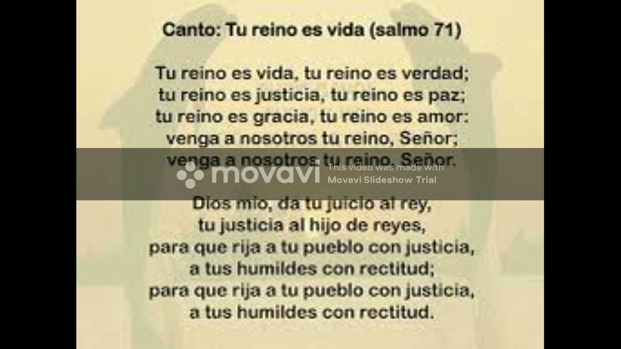 GRUPO LA RESPUESTA SALMO 71 tu reino es vida - YouTube