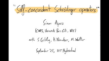 [Quantum Seminar] Simon Apers | Convex optimization with Schrödinger operators