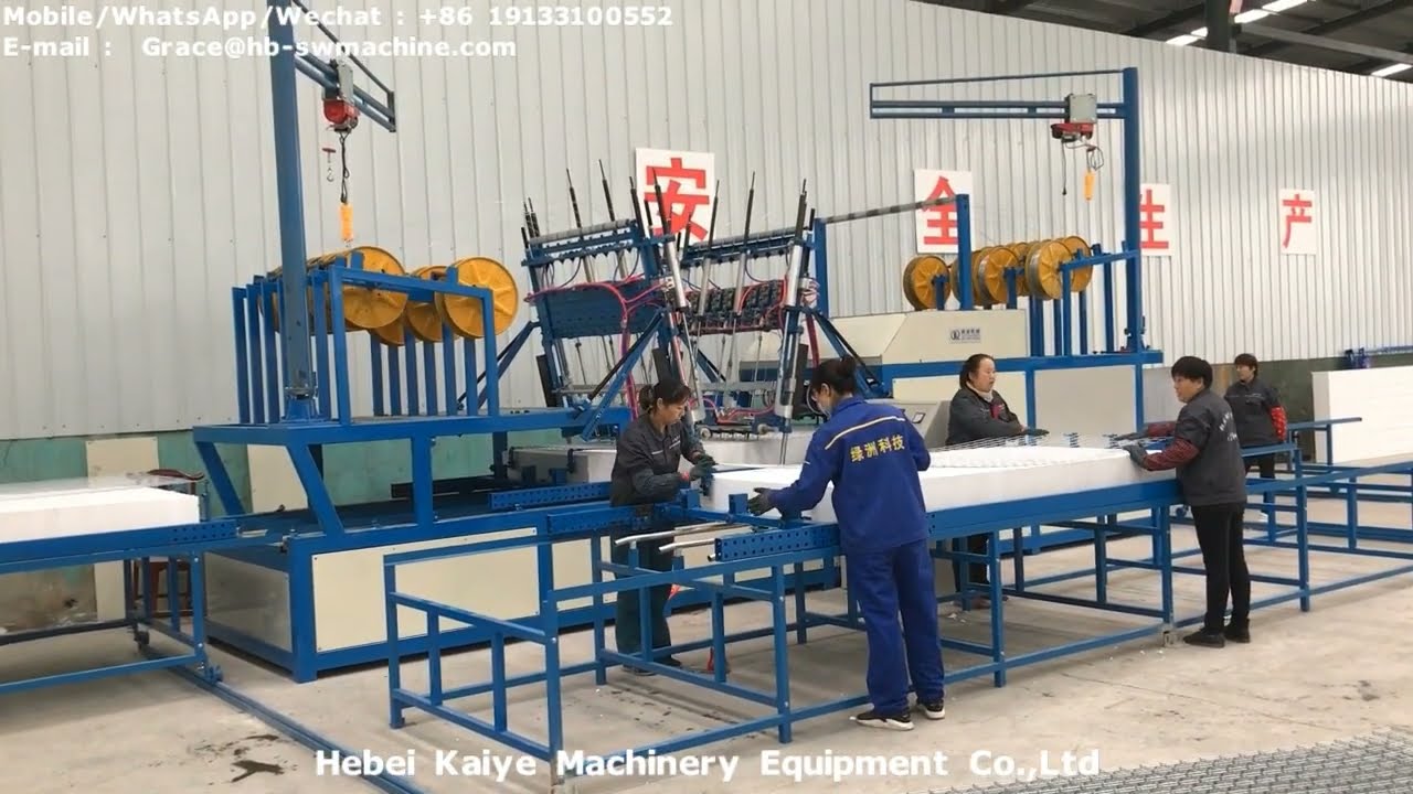 Máquina de soldadura de paneles de malla de pared 3D (sin núcleo de EPS)