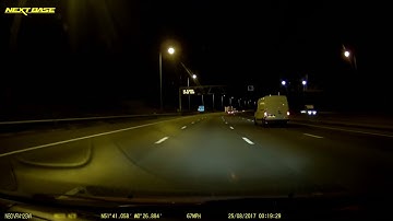 Van Flashed by speed camera on M25