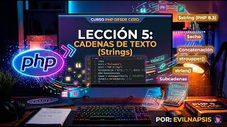 Curso PHP - Lección 5 - Cadenas de Texto o Strings