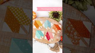 🍂 Falling Leaf Quilt Blocks in 30 Minutes! | Thanksgiving Row Along