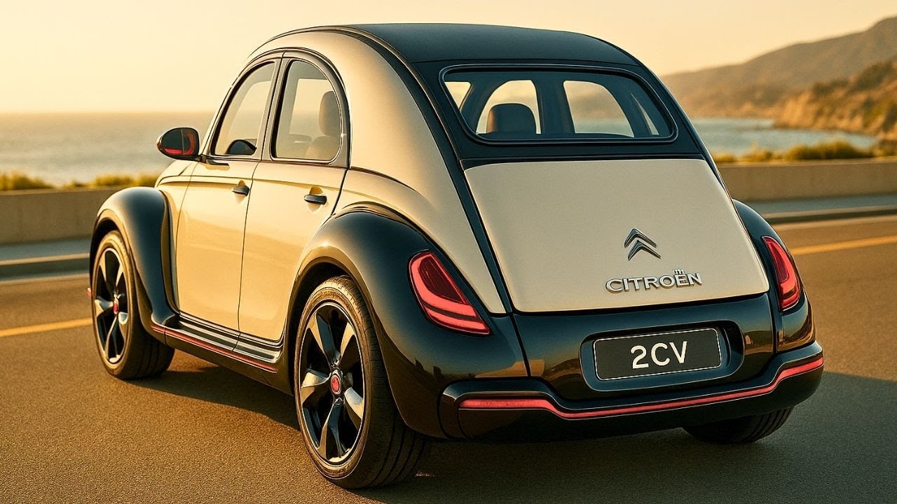 Citroën 2CV 2026 года — ретро-стиль, технологии будущего — это дико!
