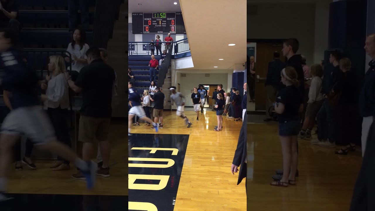 Gaston Day takes the court before the state title game