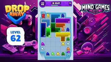 Drop Away level 62   gameplay walkthrough solution