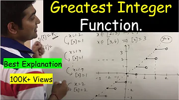 What is mean by greatest integer function?
