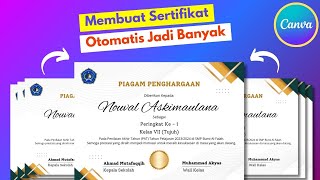 Auto Jadi Banyak Cara Membuat Sertifikat  Piagam Juara Kelas Di Canva