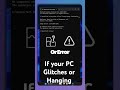 If your PC Glitches or Hanging | Do this to improve the performance! Speed up PC | improve speed #pc