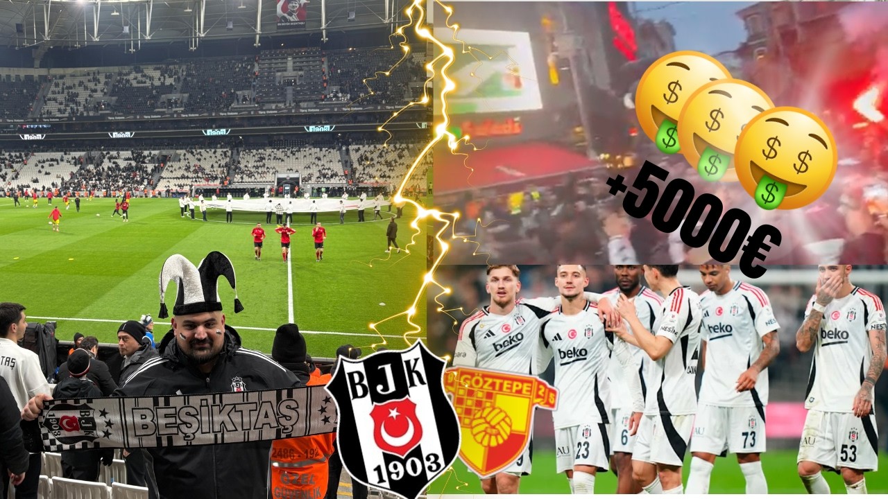 Stadionvlog Beşiktaş + 5k🤑💵