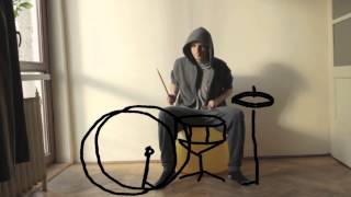 A guy with a pen can have a DRUM SET now!