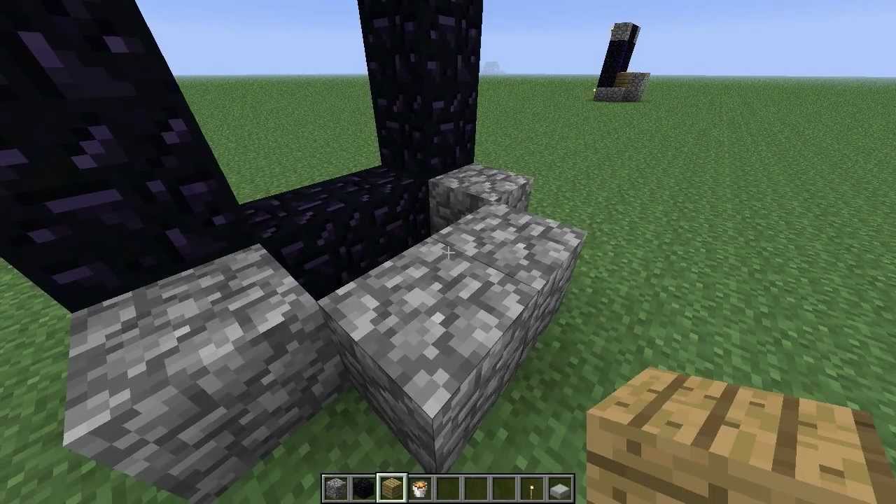 Minecraft Tutorial] 01 - Nether Portal Without Flint and Steel - Still  Working 1.16! (8/2/2020) - YouTube