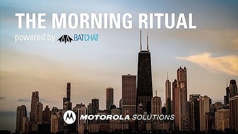Motorola BatChat Intranet Launch Video
