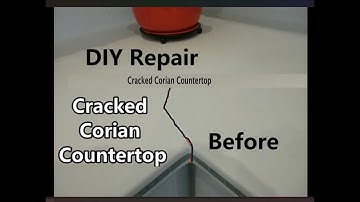 DIY Corian Countertop Repair  - Start to Finish Video for The Do It Yourself Person.