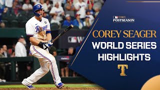 3 World Series homers already! Corey Seager is showing off his POSTSEASON POWER in the 2023 WS!